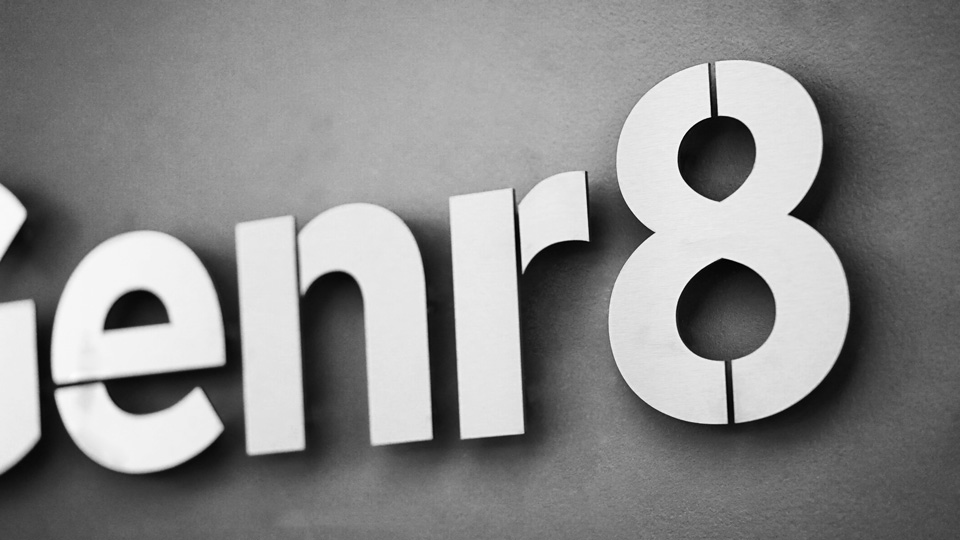 genr8 office logo