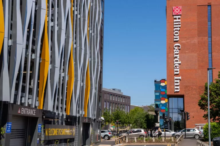 Smithfield car park and Hotel